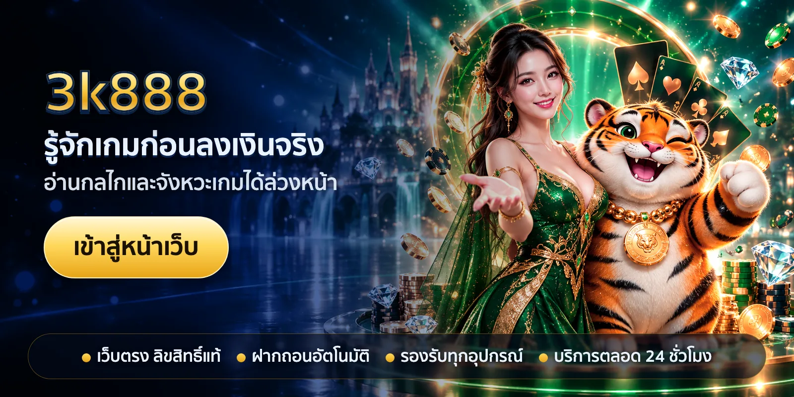 ภาพหัวเรื่องของ 3k888 ชุดที่ 1 — รู้จักเกมก่อนลงเงินจริง